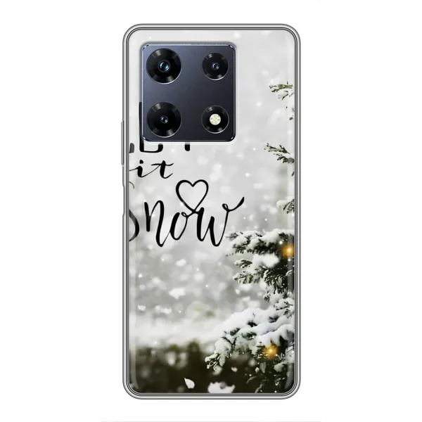 Чехол с принтом «Let it snow» для Infinix Note 30 Pro Чехол с принтом «Let it snow» для Infinix Note 30 Pro