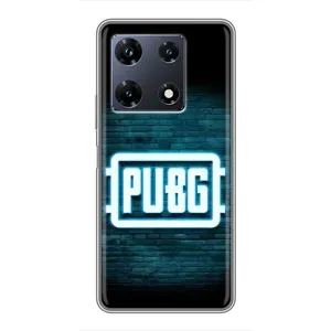 Чеjхол PUBG для Інфінікс Ноут 30 Про (AlphaPrint) (Лого PUBG)