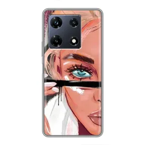 Чохол з друком для Infinix Note 30 Pro - (Мода) (AlphaPrint) (Макіяж)