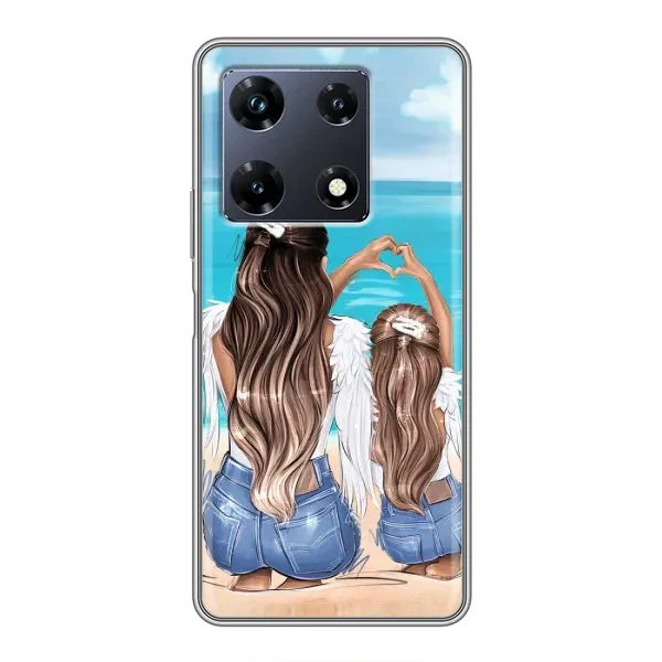 Чохол з принтом «Мама з донькою» для Infinix Note 30 Pro Чохол з принтом «Мама з донькою» для Infinix Note 30 Pro