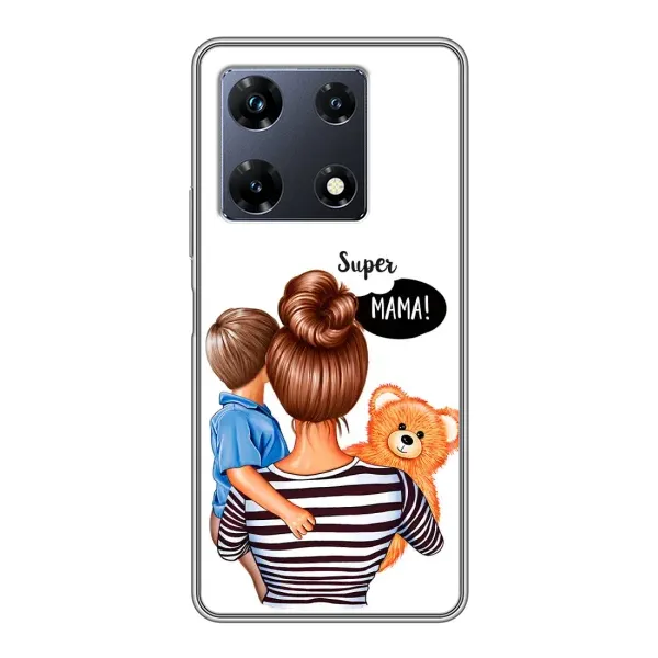 Чохол з принтом «Мама з синочком» для Infinix Note 30 Pro Чохол з принтом «Мама з синочком» для Infinix Note 30 Pro
