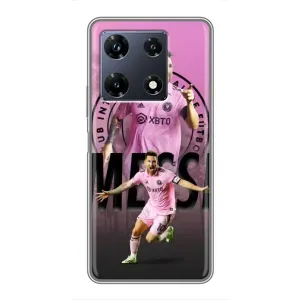 Чохли для Інфінікс Ноут 30 Про - Лео Мессі Маямі (Messi Miami)