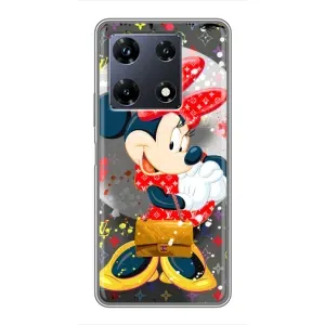 Чохол Disney Mouse Infinix Note 30 Pro (PREMIUMPrint) (Minni з бантіком)