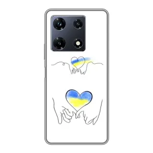 Чохол для Патріота України Infinix Note 30 Pro - (AlphaPrint) (Мир Україні)