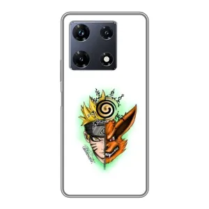 Naruto Anime Чохли для Інфінікс Ноут 30 Про (AlphaPrint) (Наруто Курама)