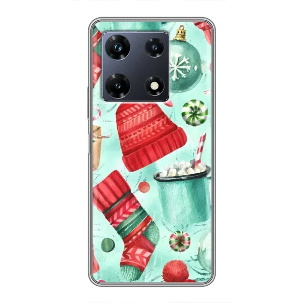 Чехол с принтом «Одежда НГ» для Infinix Note 30 Pro