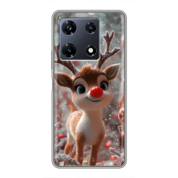 Чехол с принтом «Олень с носом» для Infinix Note 30 Pro