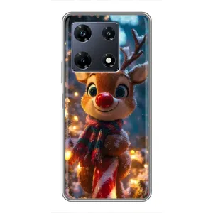 Чехол с принтом «Олень с шарфом» для Infinix Note 30 Pro