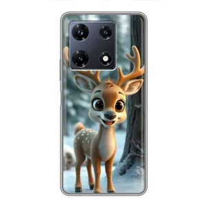 Чехол с принтом «Олененок в лесу» для Infinix Note 30 Pro
