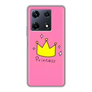 Чохол з картинкою (Стильні) Інфінікс Ноут 30 Про - (AlphaPrint) (Princess)