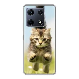 Чохли з Котиками для Infinix Note 30 Pro (VPrint) (Прижок кота)
