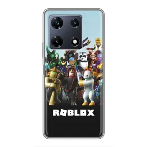 Чехлы с топовыми принтами для Инфиникс Ноут 30 Про (ROBLEX)