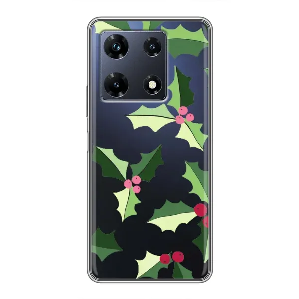 Чехол с принтом «Рождественский фон» для Infinix Note 30 Pro