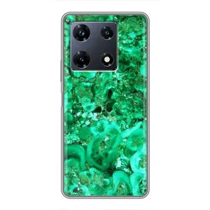 Мраморний чехол на Infinix Note 30 Pro (VPrint) (Салатовий Мрамор)
