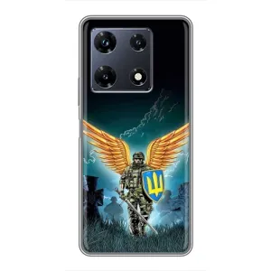Чехлы с картинкой ЗСУ для Infinix Note 30 Pro (AlphaPrint) (Солдат ЗСУ)