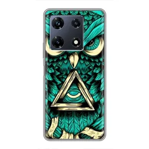 Чохол з пташками на Infinix Note 30 Pro (VPrint) (Сова з оком)