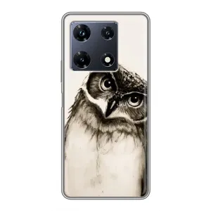 Чохол з пташками на Infinix Note 30 Pro (VPrint) (Сова)