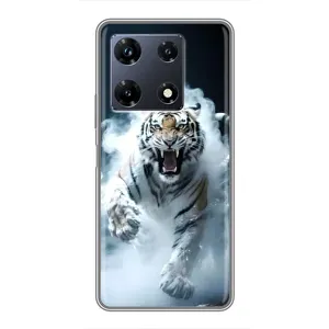 Чехол с принтом «Белый тигр в дыму» для Infinix Note 30 Pro