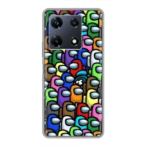 Чохли Амонг Ас для Infinix Note 30 Pro (AlphaPrint) (Убитий)