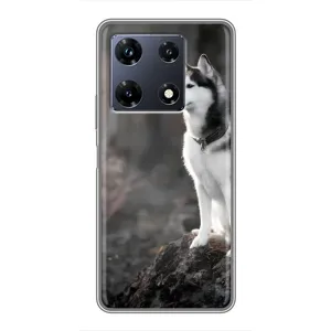 Чохол з Хаскі Infinix Note 30 Pro - (AlphaPrint) (Вірний собака)