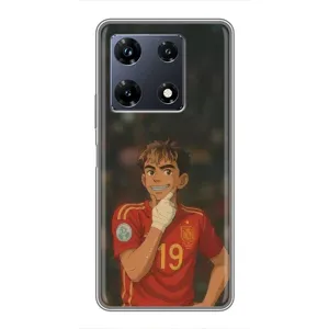 Чехол с футболистом Ламин Ямаль Infinix Note 30 Pro (Ямаль аниме)