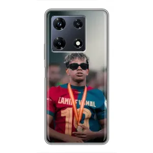 Чехол с футболистом Ламин Ямаль Infinix Note 30 Pro (Ямаль Барса)