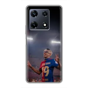 Чехол с футболистом Ламин Ямаль Infinix Note 30 Pro (Ямаль на стадионе)