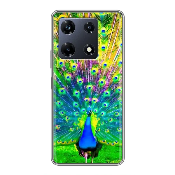 Чехол с принтом «Яркий Павлин» для Infinix Note 30 Pro