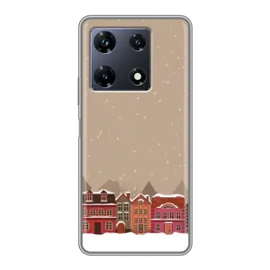Новорічні, Святкові Чохли для Infinix Note 30 Pro - 2024 год (Зимове місто)