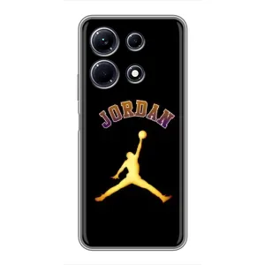 Чехлы для Infinix Note 30 - с картинкой JORDAN (AlphaPrint) (Jordan Gold)