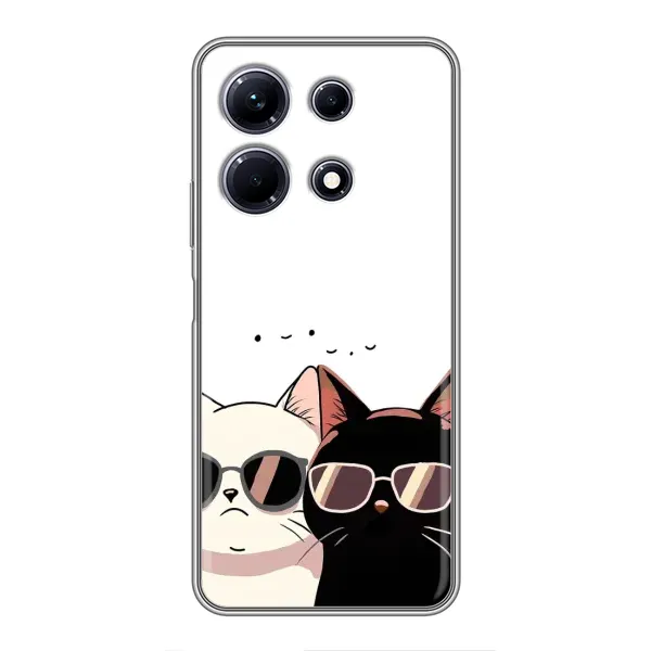Чехол с принтом «Коты в очках» для Infinix Note 30
