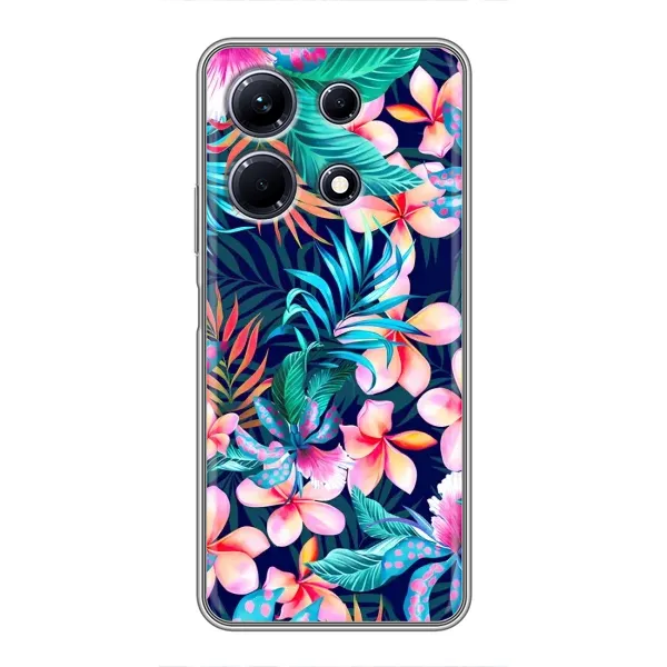 Чехол с принтом «Красочные цветы» для Infinix Note 30
