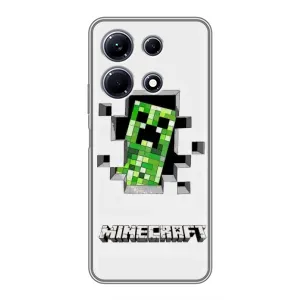 Чохол Майнкрафт на Infinix Note 30 (AlphaPrint) Minecraft (кріпер Майнкрафт)