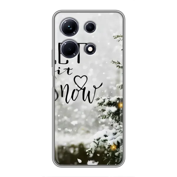 Чехол с принтом «Let it snow» для Infinix Note 30 Чехол с принтом «Let it snow» для Infinix Note 30