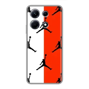 Чехлы для Infinix Note 30 - с картинкой JORDAN (AlphaPrint) (Лого Джордан)