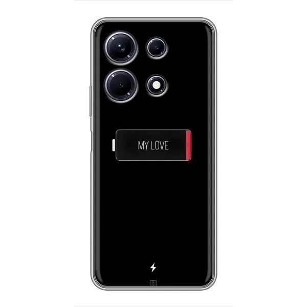 Чехол с принтом «Love battery» для Infinix Note 30