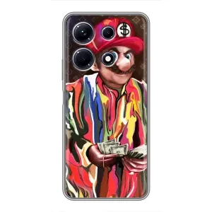 Бренднові Чохли для Infinix Note 30 - (PREMIUMPrint) (Mario LV)