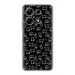 Чехол с принтом «Меленькие котики» для Infinix Note 30