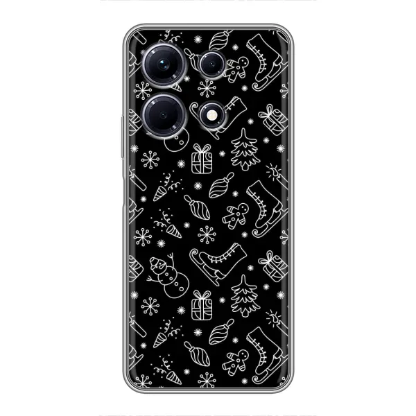 Чехол с принтом «Новогодний фон» для Infinix Note 30 Чехол с принтом «Новогодний фон» для Infinix Note 30