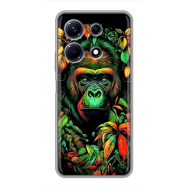 Чехол с принтом «Обезьяна в тропиках» для Infinix Note 30