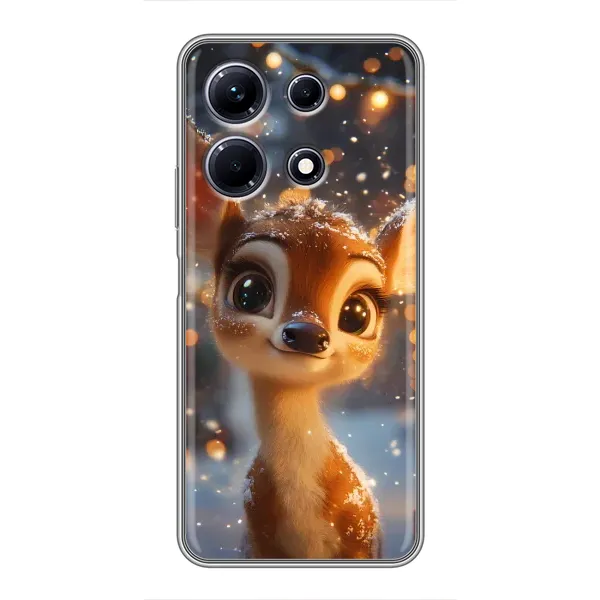 Чехол с принтом «Олененок среди гирлянд» для Infinix Note 30