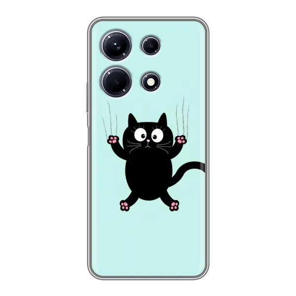 Чехол с принтом «Падающий кот» для Infinix Note 30 Чехол с принтом «Падающий кот» для Infinix Note 30