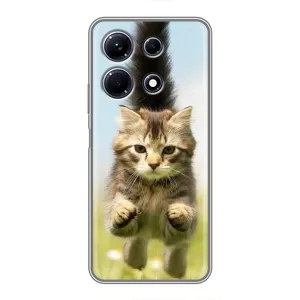 Чехлы с Котиками для Infinix Note 30 (VPrint) (Прыжок кота)