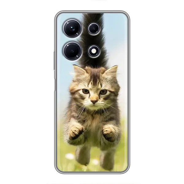 Чехол с принтом «Прыжок кота» для Infinix Note 30 Чехол с принтом «Прыжок кота» для Infinix Note 30