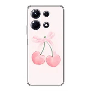 Чохол з розовим принтом для Infinix Note 30 (Рожеві вишні)