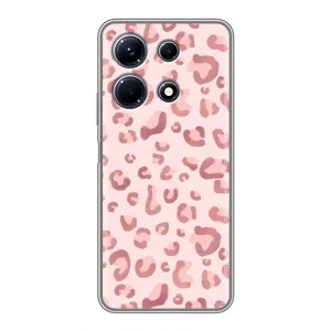 Чохол з розовим принтом для Infinix Note 30 (Рожевий леопард)