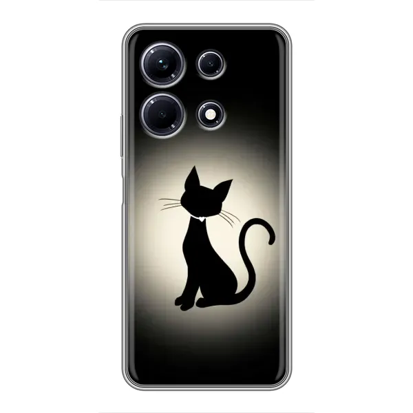 Чехол с принтом «Силуэт котика» для Infinix Note 30 Чехол с принтом «Силуэт котика» для Infinix Note 30
