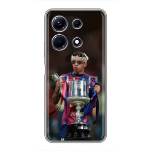 Чехол с футболистом Ламин Ямаль Infinix Note 30 (Ямаль с кубком)