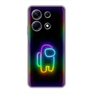Чохли Амонг Ас для Infinix Note 30 (AlphaPrint) (Яскравий скін)