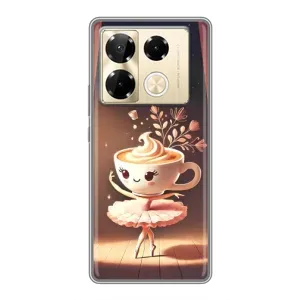 Чохол з мемом Тралалело тралала на Infinix Note 40 Pro (Балерина капучина)